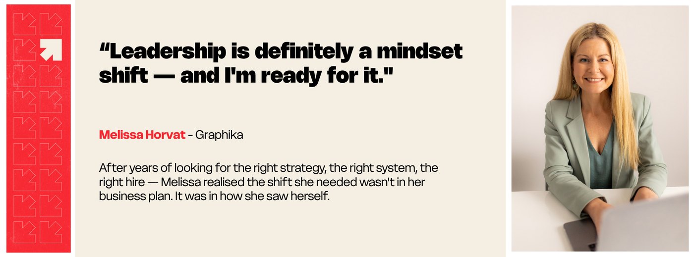 Melissa Horvat, Graphika — "Leadership is definitely a mindset shift — and I'm ready for it."